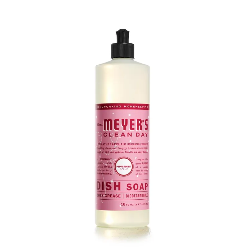 Mrs. Meyer‘s Clean Day Peppermint Scent Liquid Dish Soap 16 Oz 1 Pk