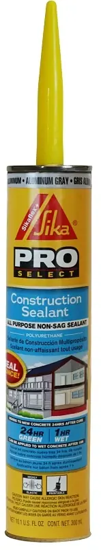 10.1 Oz. Pro Select Construction Polyurethane Sealant, Aluminum Gray