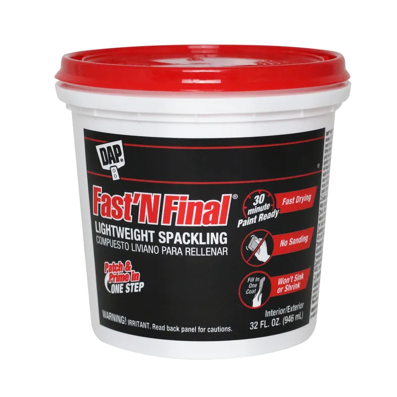 Superior Lightweight Formula Spackling, Qt.