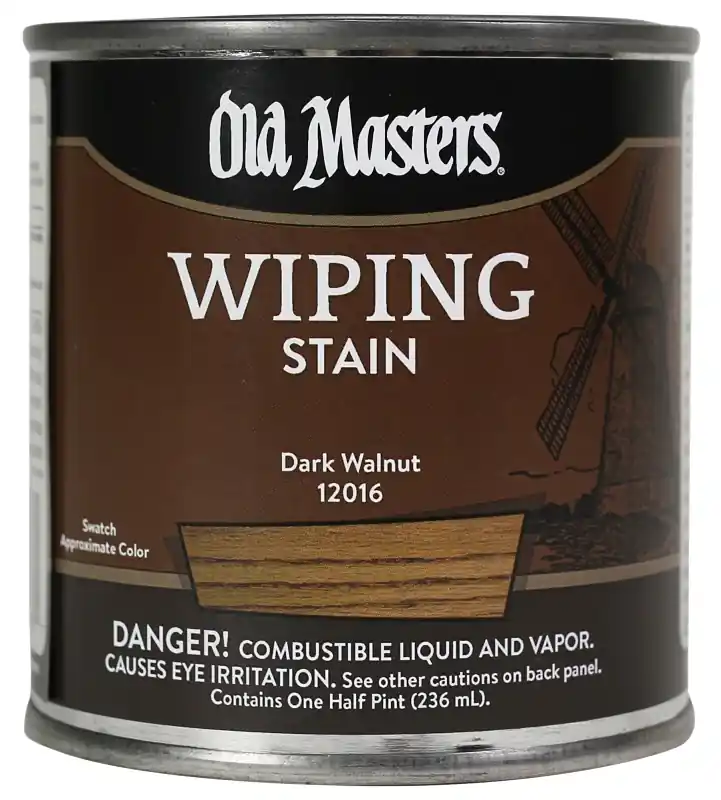 Wiping Stain, Oil-Based, Dark Walnut, 1/2-Pt.