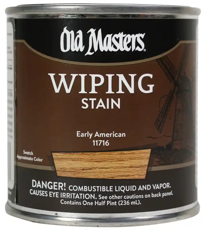 Wiping Stain, Oil-Based, Early American, 1/2-Pt.