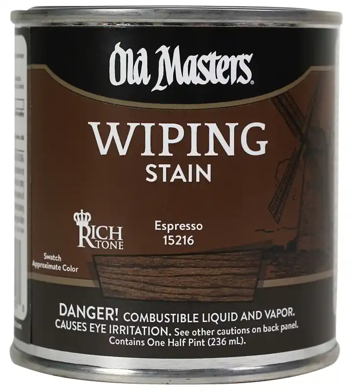 Wiping Stain, Oil-Based, Espresso, 1/2-Pt.