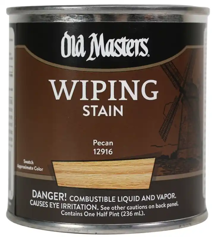 Wiping Stain, Oil-Based, Pecan, 1/2-Pt.