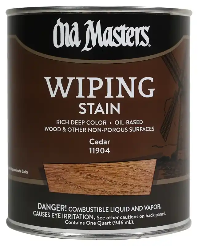 Wiping Stain, Oil-Based, Cedar, 1-Qt.