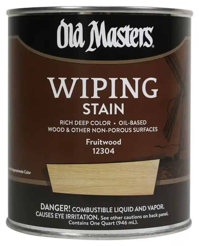 Wiping Stain, Oil-Based, Fruitwood, 1-Qt.