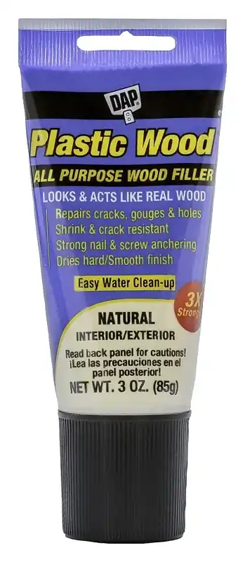Plastic Wood Latex Wood Filler, 3 Oz. Tube
