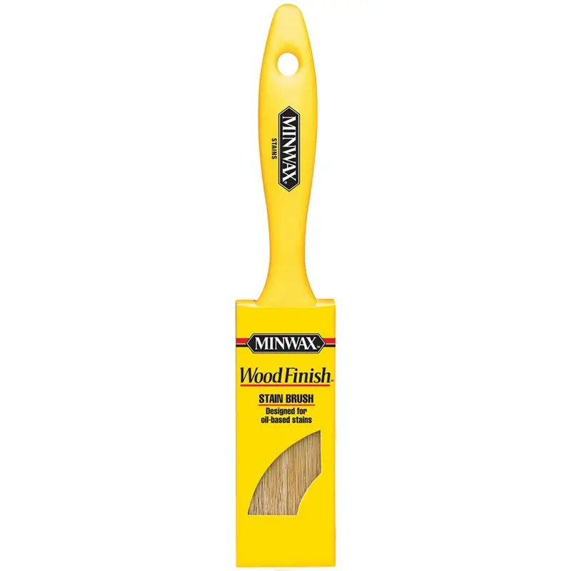 Wood Finish Stain Brush, Black China Bristle, 1-1/2 In.