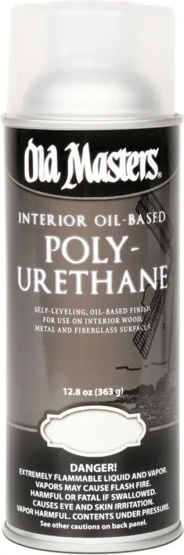 Polyurethane, Oil-Based, Satin, Clear, 12.8-oz. Spray