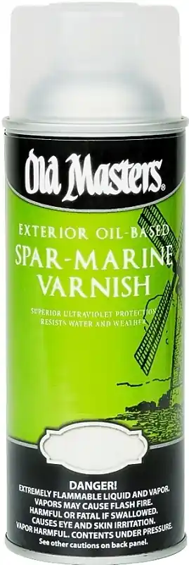 Exterior Spar-Marine Varnish, Oil-Based, Satin, Clear, 12.8-oz.