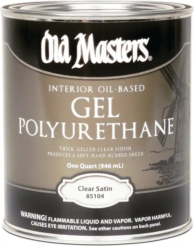 85104 Satin Clear Oil-based Polyurethane Gel Finish, 1 Quart Can