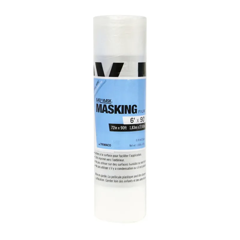 Easy Mask Masking Film 0.4 Mil X 72 In. W X 90 Ft. L Plastic/Vinyl Clear 1 Pk