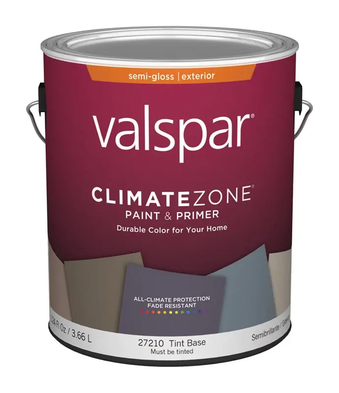 Climate Zone Semi-gloss Tint Base Paint And Primer Exterior 1 Gallon