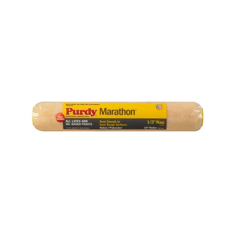 Purdy Marathon Nylon/Polyester 14 In. W X 1/2 In. Paint Roller Cover 1 Pk