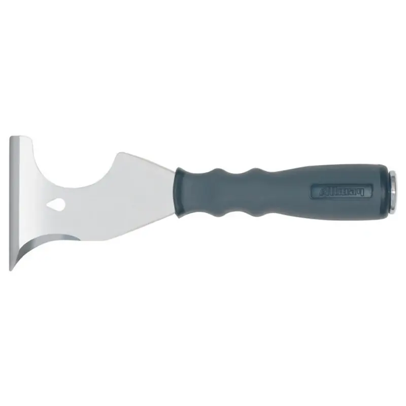 8-in-1 3 In. W Steel Chisel Putty Knife With Rubber Handle