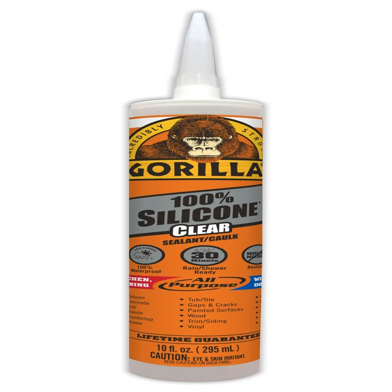 10 Oz. Clear Silicone All-purpose Sealant - Mold & Mildew Resistant
