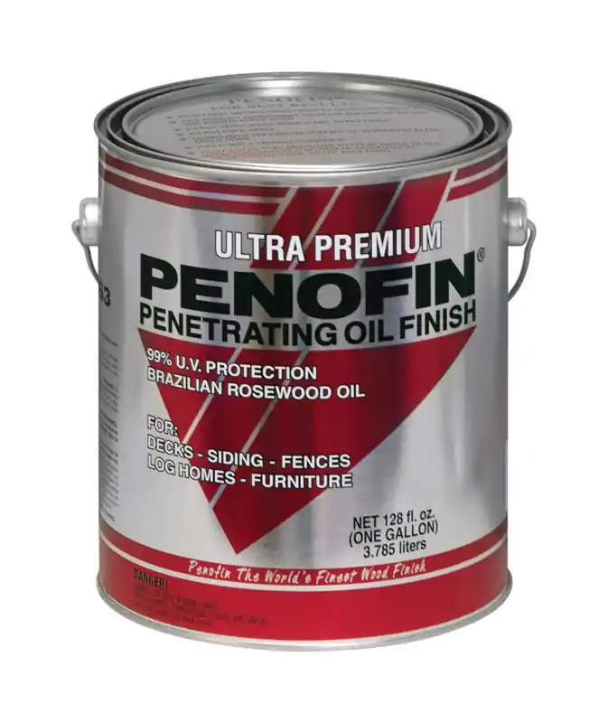 Penofin Ultra Premium Transparent Matte Western Red Cedar Oil-Based Penetrating Wood Stain 1 Gal