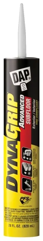 Dynagrip Advanced Subfloor Adhesive, Light Tan, 28-oz.