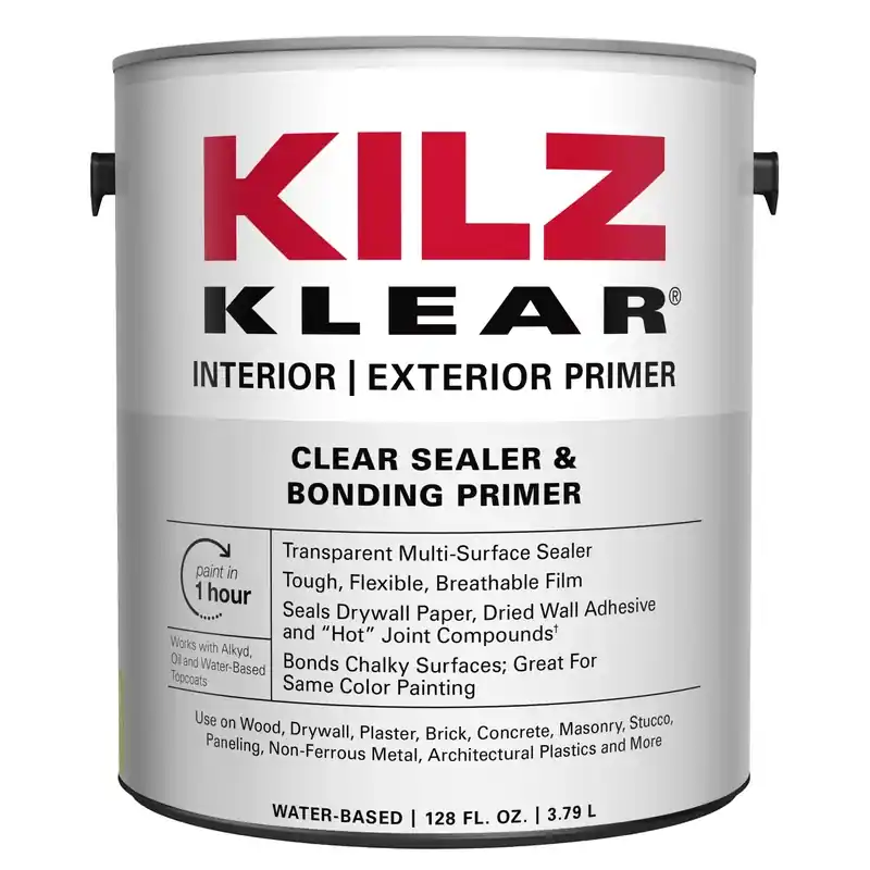 Klear Clear Flat Water-based Alkyd Primer And Sealer 1 Gallon