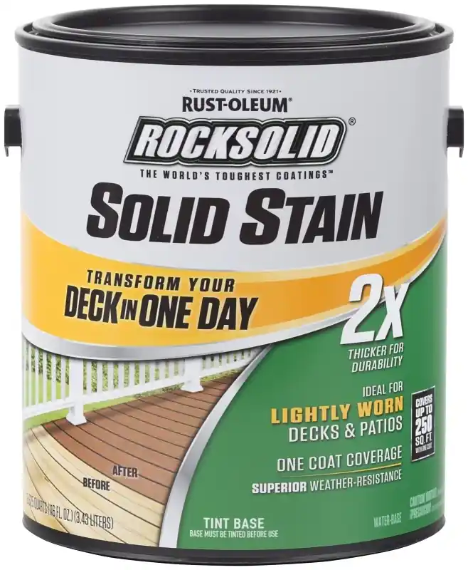 RockSolid Deck & Concrete 2X Resurfacer, Tint Base, Gallon