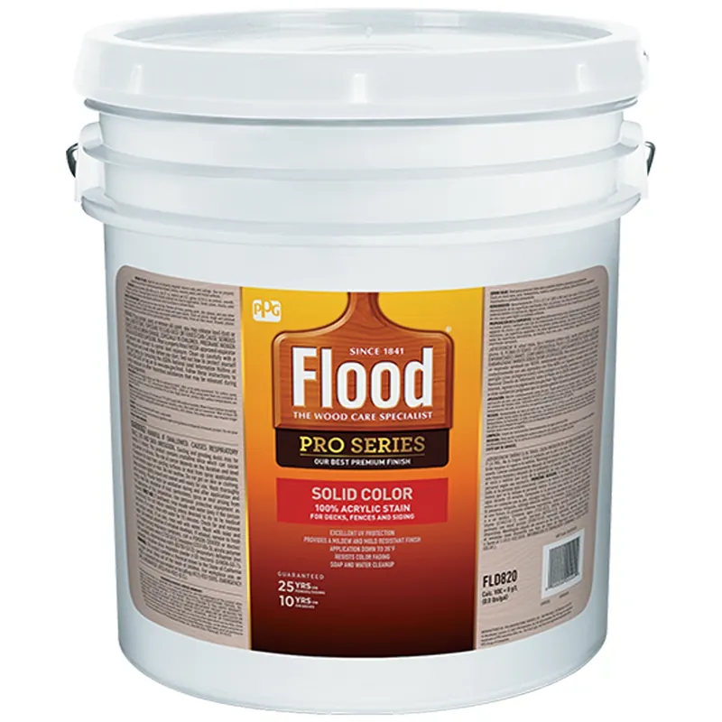 Pro Series Solid Satin White Pastel Base Acrylic Wood Stain 5 Gallon