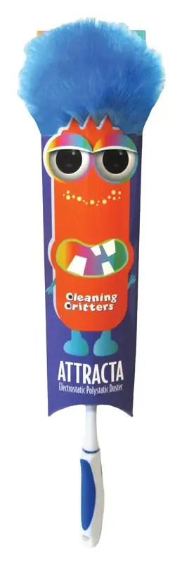 Cleaning Critters Attracta Polyester Duster 5-1/4 In. W X 7-1/2 In. L