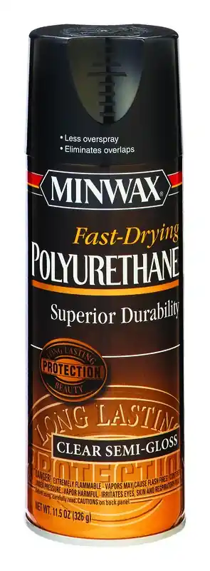 Aerosol Semi-Gloss Polyurethane Finish, 11.5 Oz.
