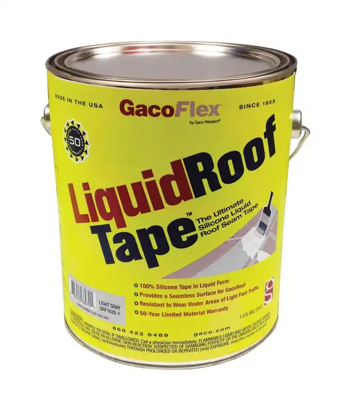 GacoFlex Light Gray Silicone Roof Tape 1 Gal