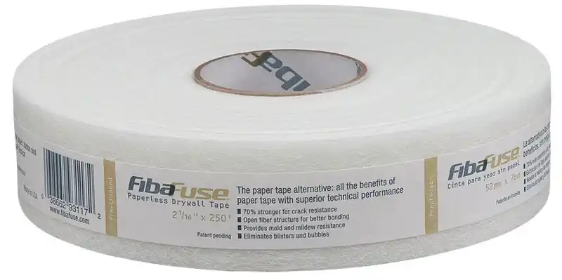 Paperless Drywall Tape, White, 2-1/16 In. X 250 Ft.