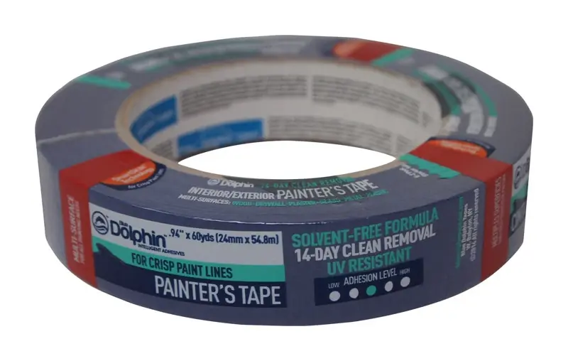 Blue Dolphin 0.94 In. W X 60 Yd L Blue Medium Strength Painter‘s Tape 1 Pk