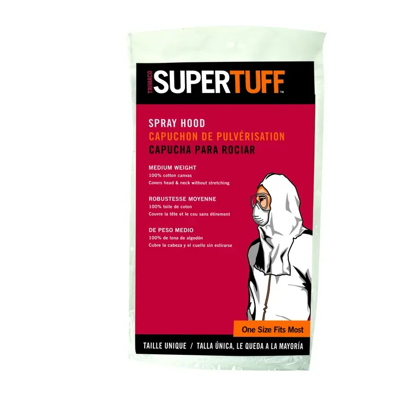SuperTuff Cotton Spray Sock Hood White One Size Fits All 1 Pk
