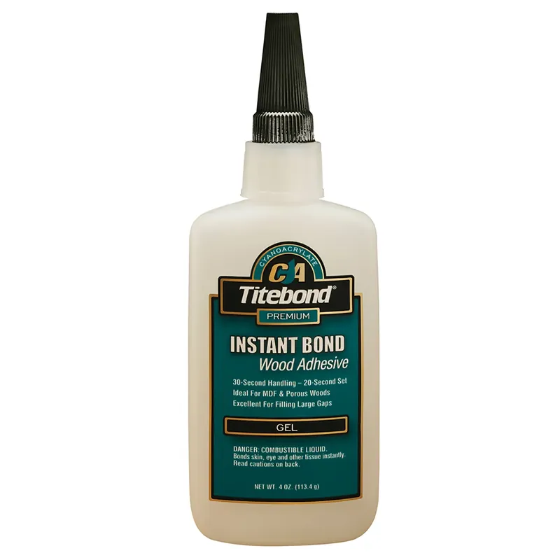 Instant Bond Translucent Wood Adhesive 4 Oz - High Strength Gel