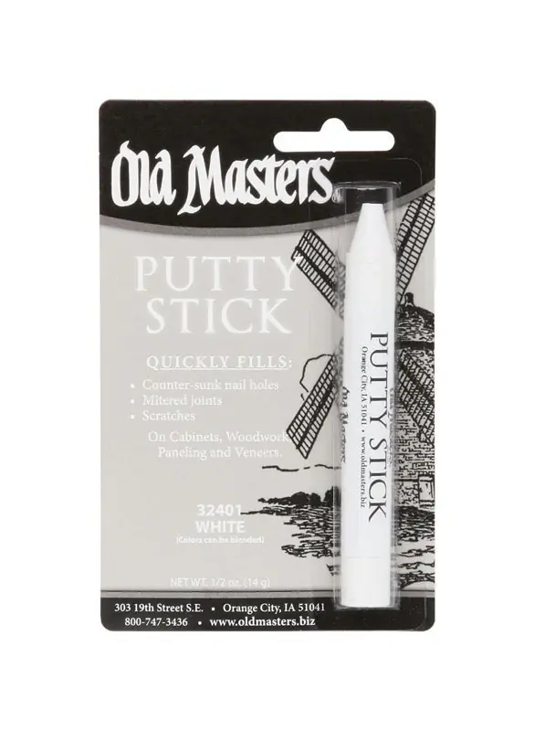 Putty Stick, Fills Nail Holes & More, White