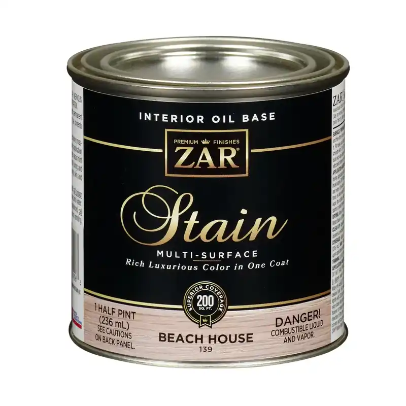 Interior Wood Stain, Beach House, 1/2-Pt