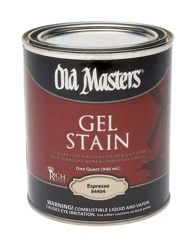 Gel Stain, Oil-Based, Espresso, 1-Qt.