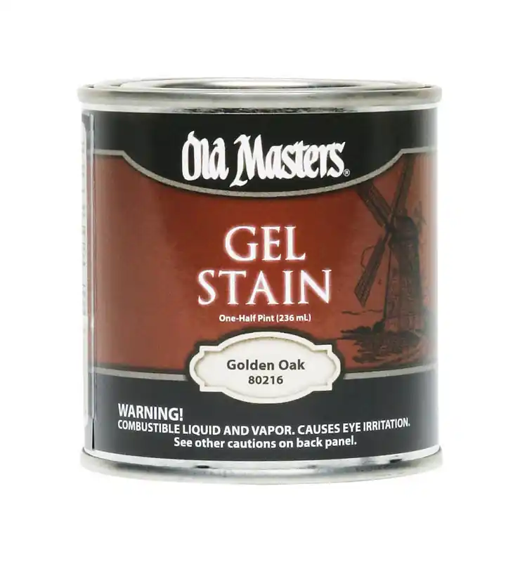 Semi-transparent Golden Oak Oil-based Alkyd Gel Stain 0.5 Pint