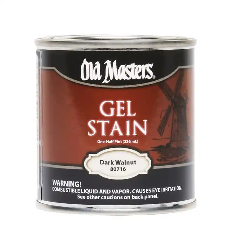 Semi-transparent Dark Walnut Oil-based Alkyd Gel Stain 0.5 Pint