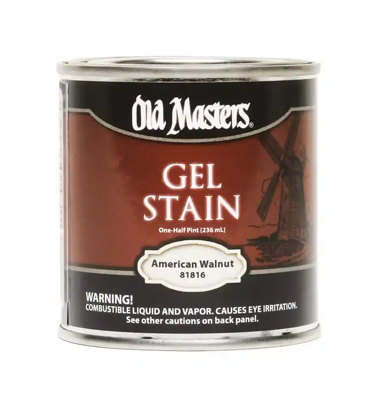Semi-transparent American Walnut Oil-based Alkyd Gel Stain 0.5 Pint