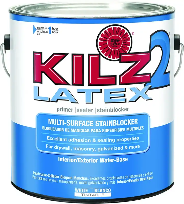 Latex Primer, Sealer & Stain Blocker, White, 1 Gallon