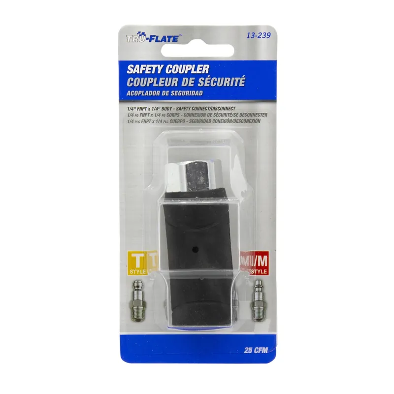Steel Safety Coupler 1/4 In. Female Fnpt Model 13-239