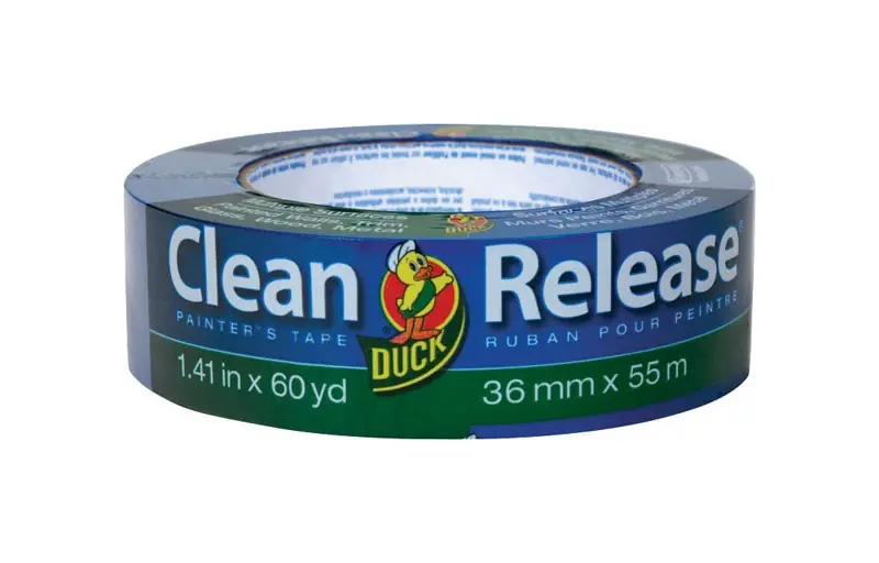 Duck Clean Release 1.41 In. W X 60 Yd L Blue Medium Strength Painter‘s Tape 1 Pk