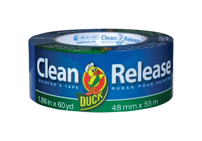 Duck Clean Release 1.88 In. W X 60 Yd L Blue Medium Strength Painter‘s Tape 1 Pk
