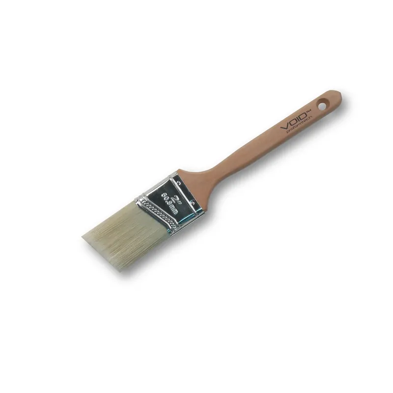 Void 2 Inch Soft Angle Paint Brush With Long Handle And Stainless Steel Ferrule