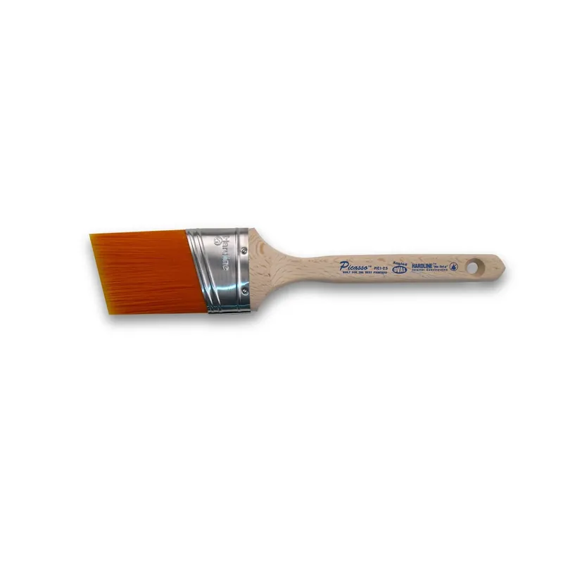 Pic1-2.5 2-1/2 In. Angled Oval Paint Brush With Pbt Bristles