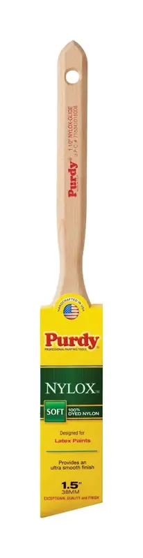 Nylox Glide 1-1/2 In. Soft Angle Trim Paint Brush - Model 144152215