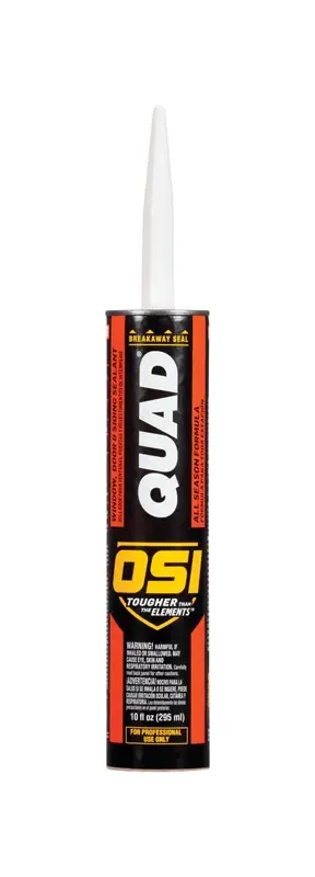 Quad Window, Door & Siding Sealant, White, 10 Oz.
