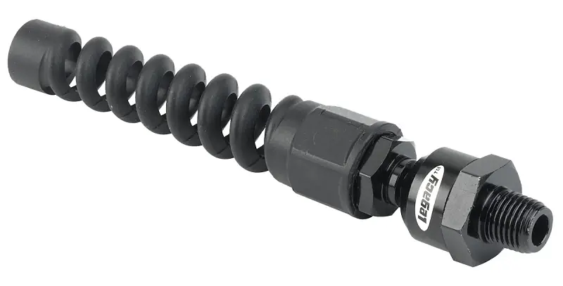 Pro 1/4 In. Barb Reusable Air Hose End With Ball Swivel - Model Rp900250bs