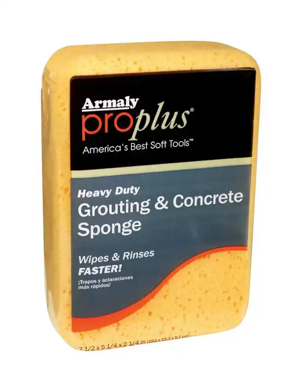 Armaly ProPlus Heavy Duty Antibacterial Sponge For Grout & Concrete 7-1/2 In. L 1 Pc