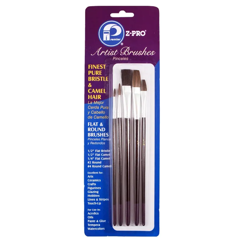 Premier Z-Pro Assorted Artist Paint Brush Set