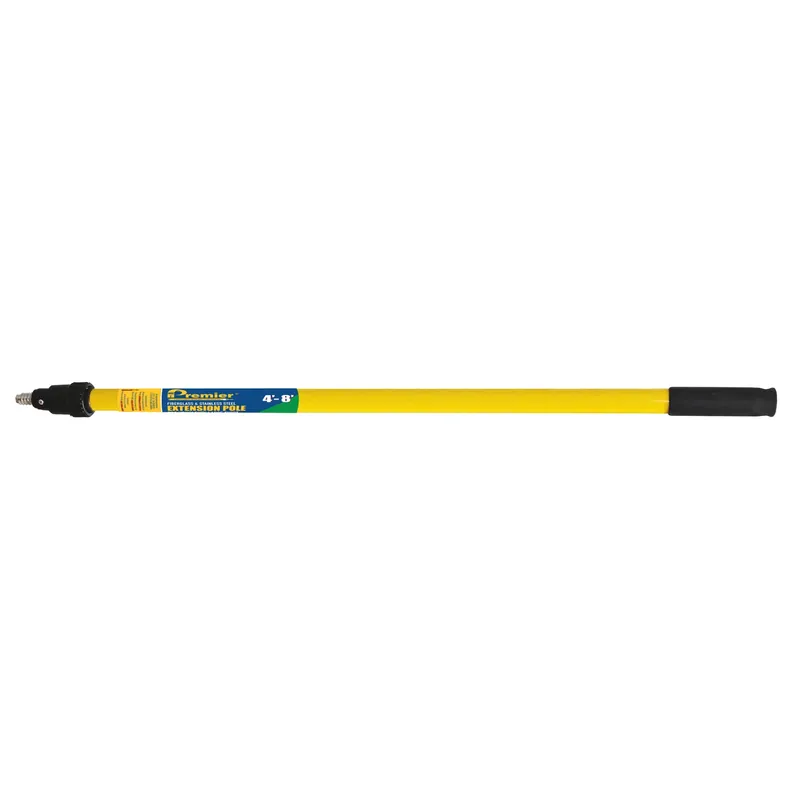 Premier Telescoping 8 Ft. L X 1-1/2 In. D Fiberglass Extension Pole Yellow