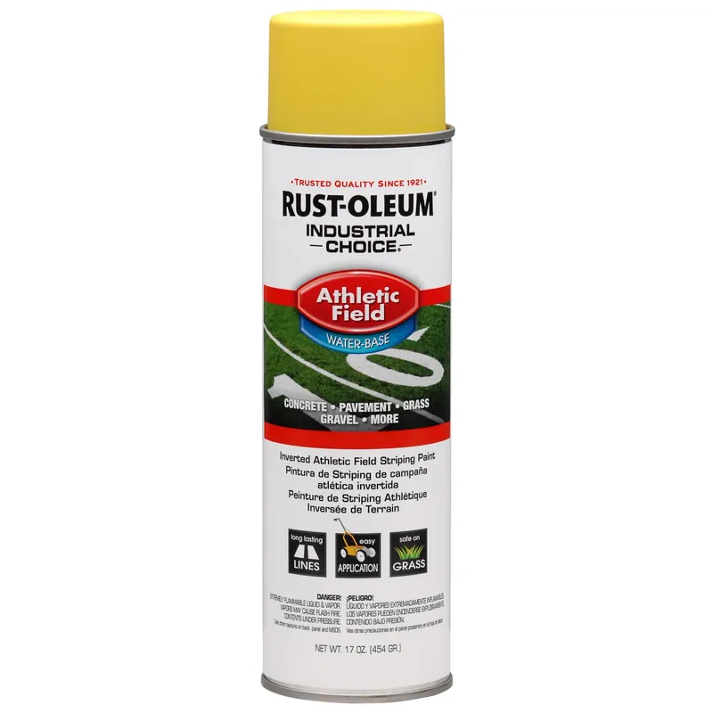 Industrial Choice Yellow Inverted Striping Paint 17 Oz - Durable & Versatile